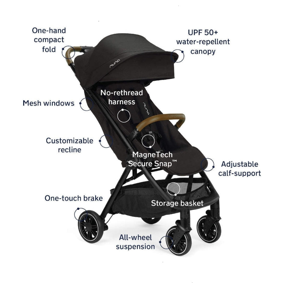 Nuna TRVL Stroller + Carry Bag