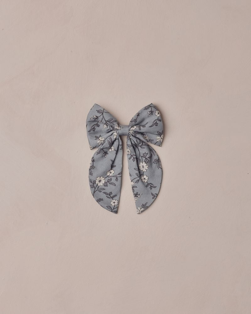 Everly Bow | French Blue Floral by Noralee