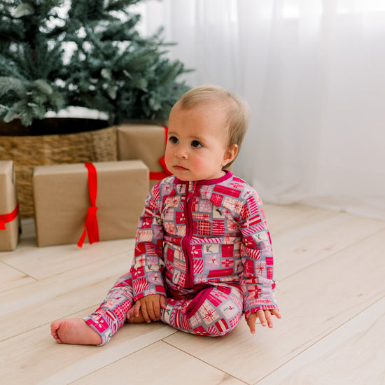 Print Convertible Coverall- Moonlight Christmas Gifts by Kickee Pants