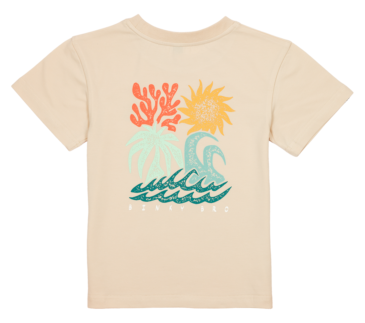 Open Ocean in Beige by Binky Bro