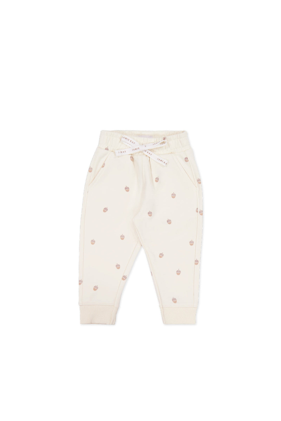 Organic Cotton Jalen Track Pant - Acorns Whitecap Gray by Jamie Kay