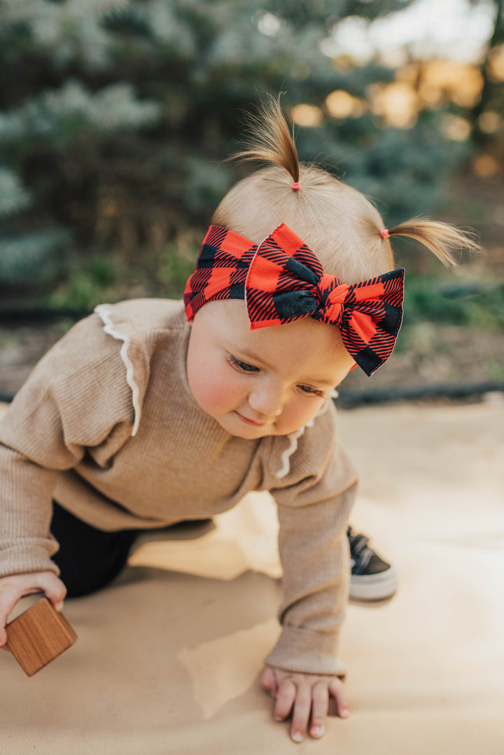 Printed Knot: Lumberjack by Baby Bling