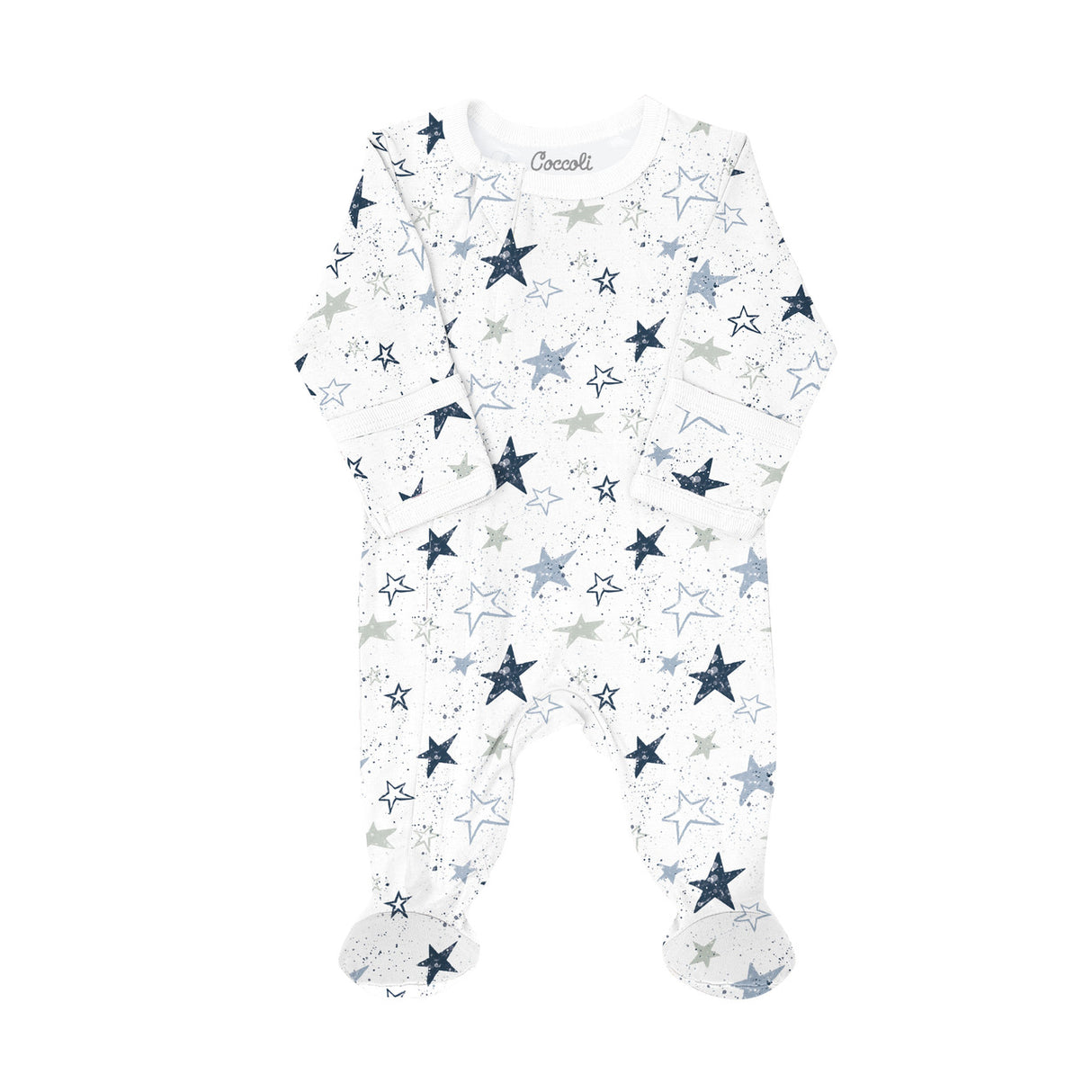 Infant Modal Footie- Stars by Coccoli