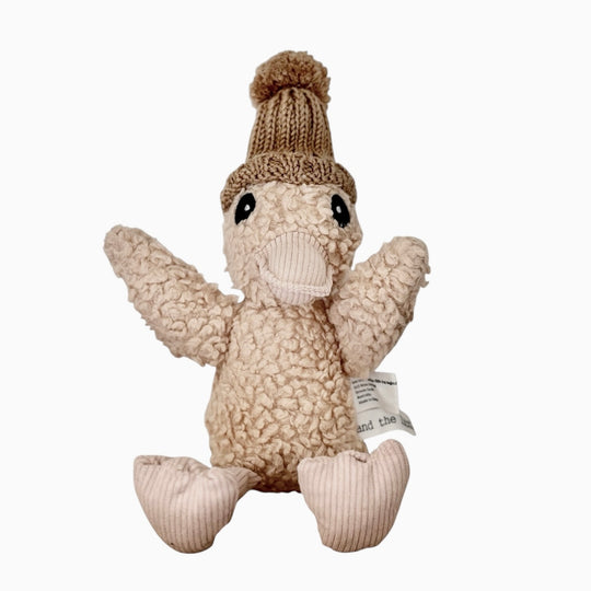 poppy duck | soft toy by and the little dog laughed