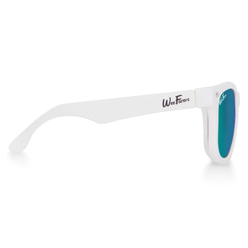 Polarized WeeFarers- White w/ Sea Green by WeeStyle co.