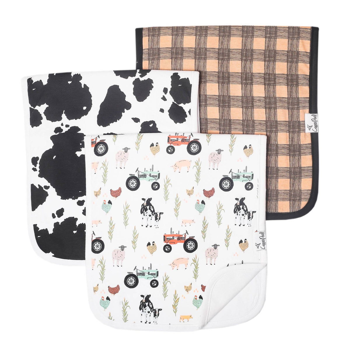 Premium Burp Cloths- Jo by Copper Pearl