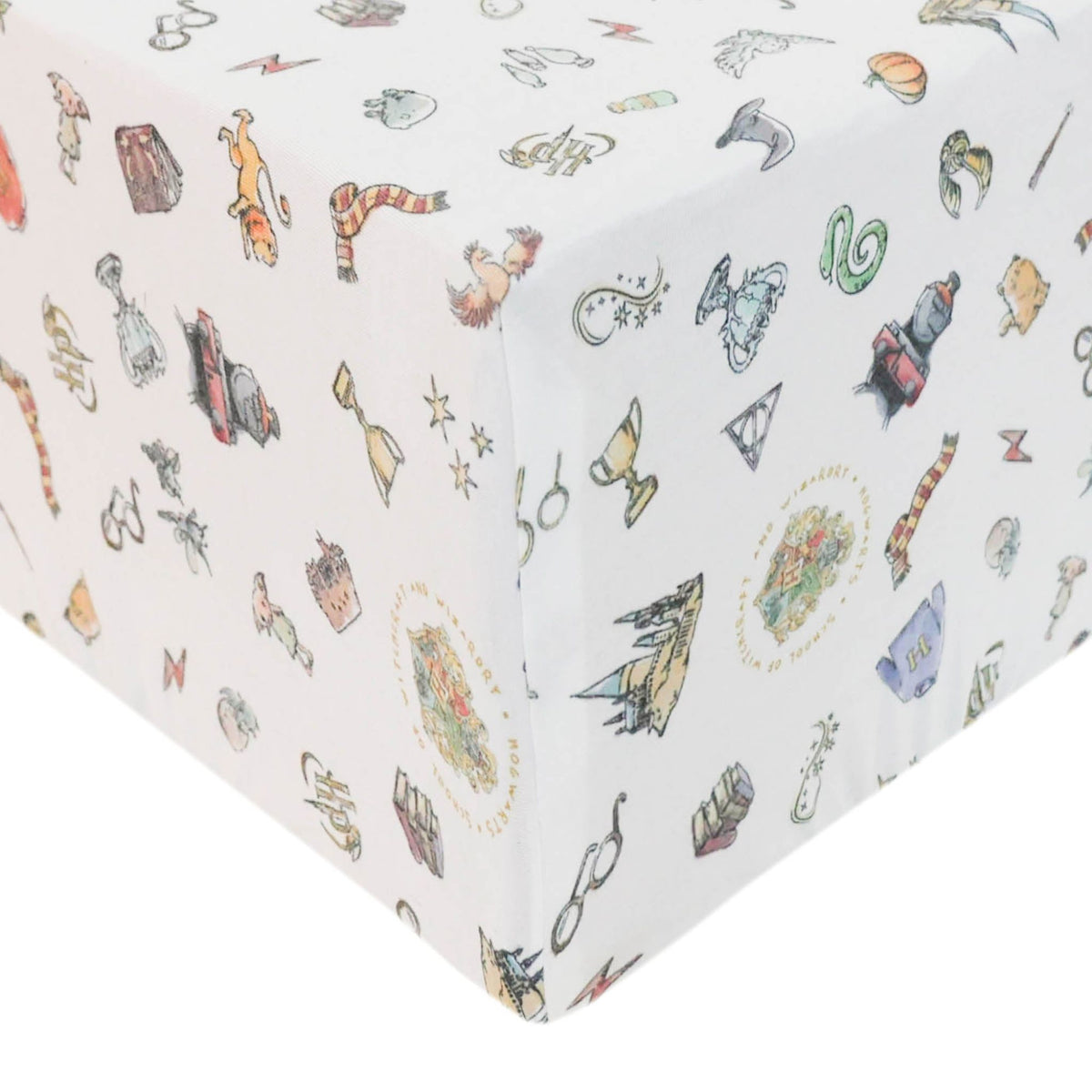 Premium Knit Crib Sheet- Wizarding World by Copper Pearl