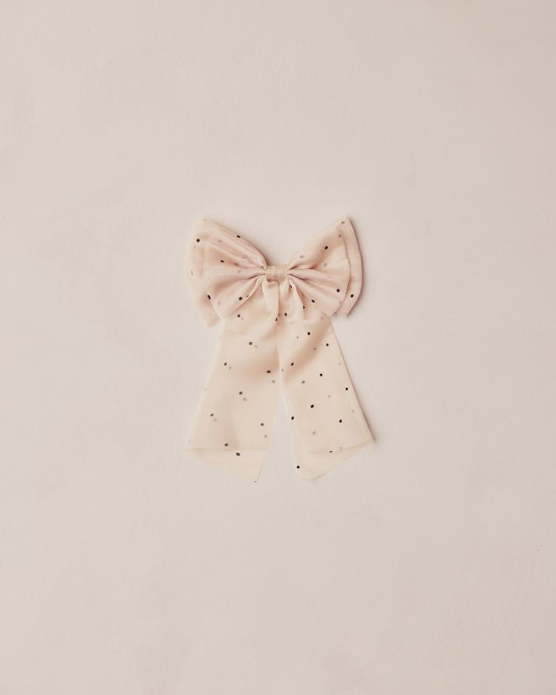 Alice Bow | Flocked Dot by Noralee