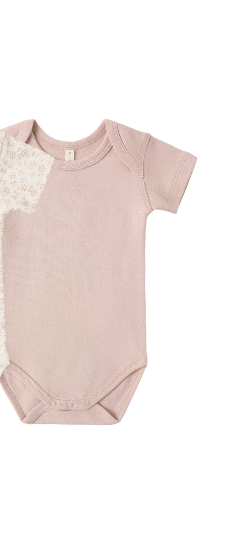Short Sleeve Bodysuit || Blush by Quincy Mae
