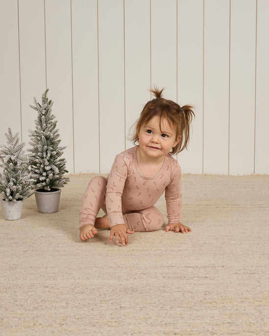 Bamboo Pajama Set || Candy Cane by Quincy Mae