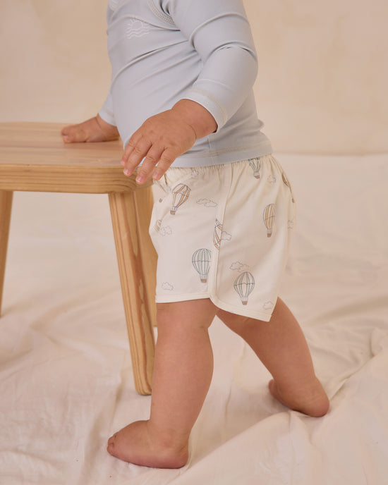 Boys Swim Short || Hot Air Balloons by Quincy Mae