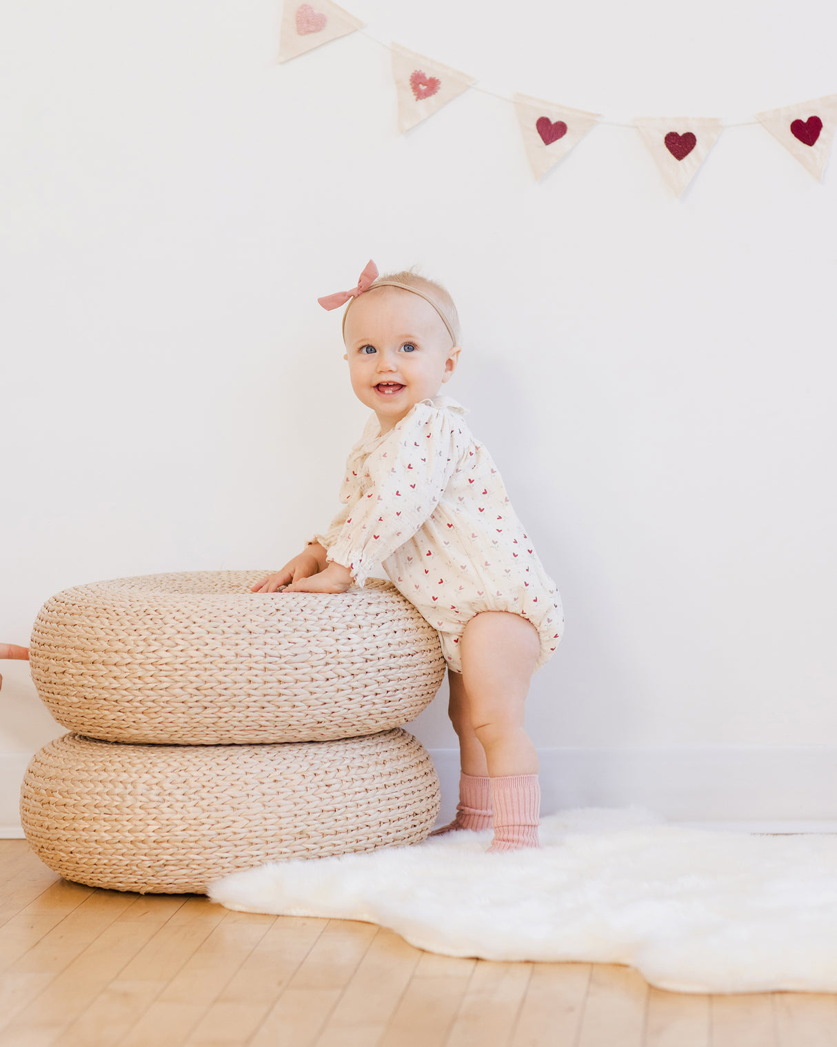 Callie Romper || Heart Ditsy by Quincy Mae