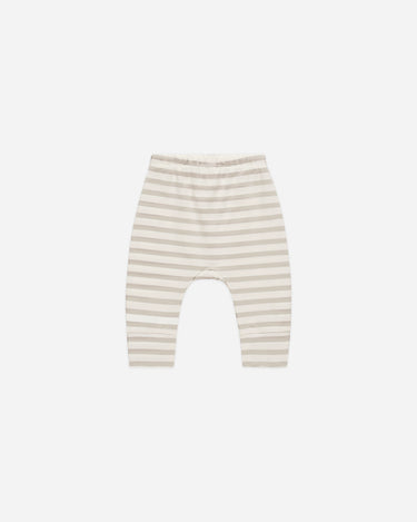 Drawstring Pant || Grey Stripe by Quincy Mae