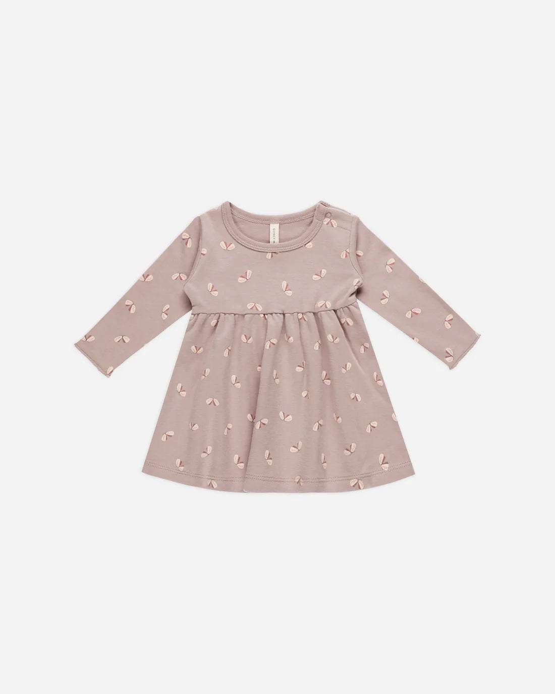 Long Sleeve Baby Dress || Butterflies by Quincy Mae