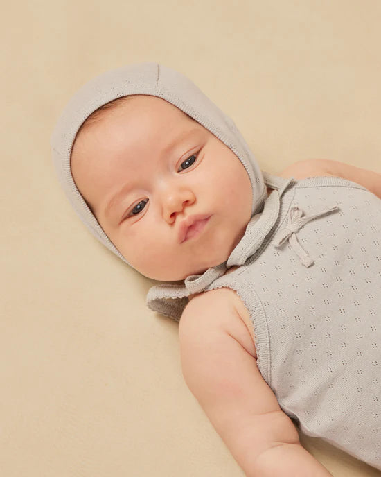 pointelle tank bodysuit || cloud by Quincy Mae