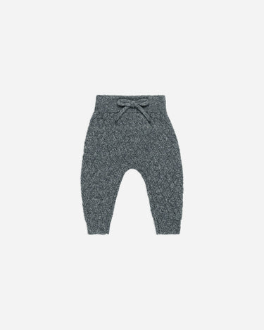 Knit Pant || Heathered Indigo by Quincy Mae