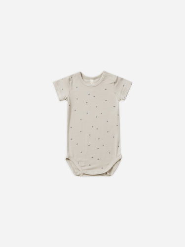 bamboo short sleeve bodysuit || stars by Quincy Mae