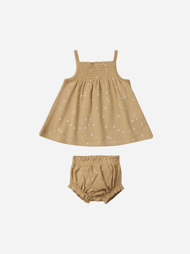 smocked tank + bloomer set || stars by Quincy Mae