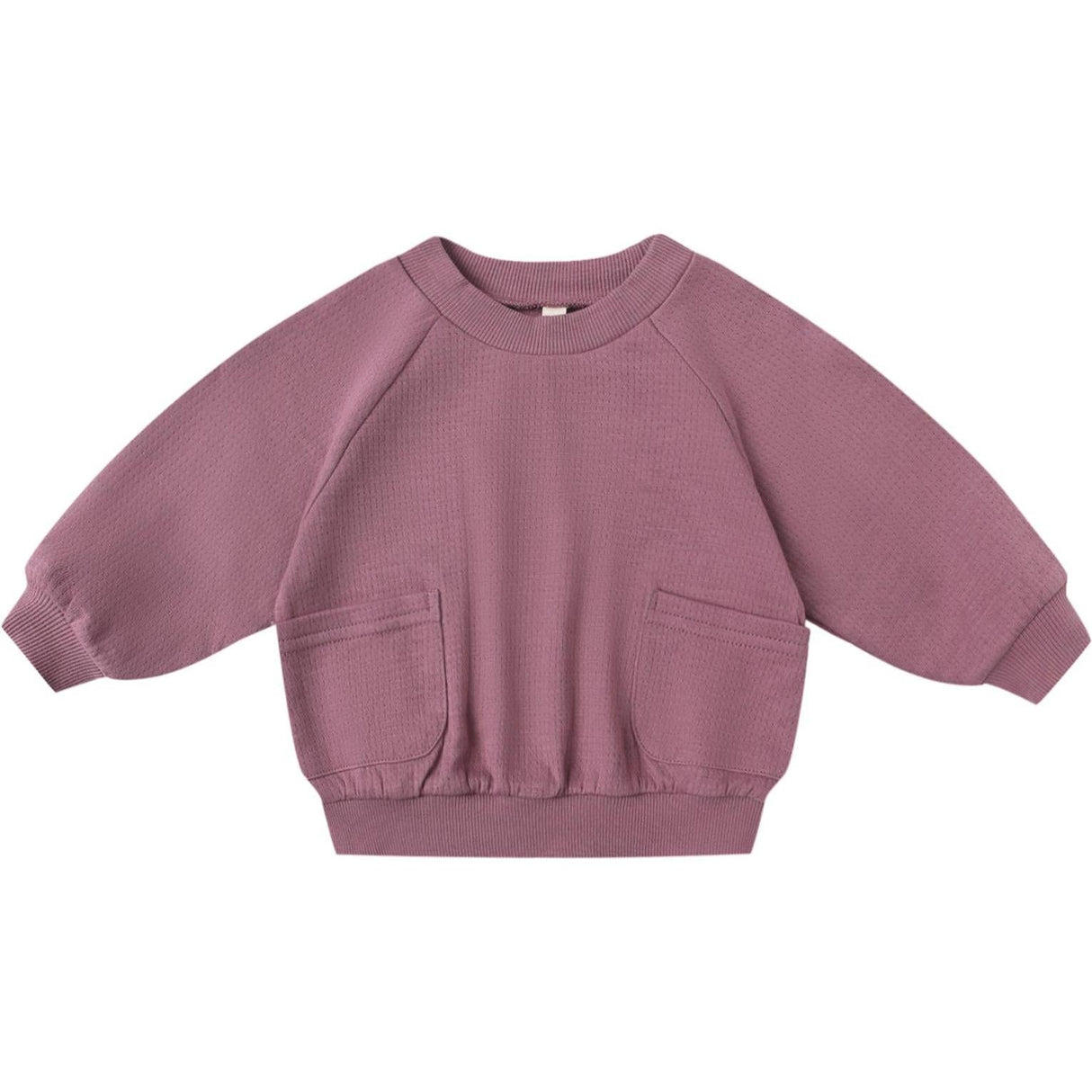 Quincy Mae Pocket Sweatshirt || Mulberry