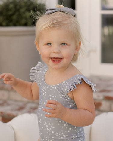 flutter one-piece swimsuit || fleur by Quincy Mae