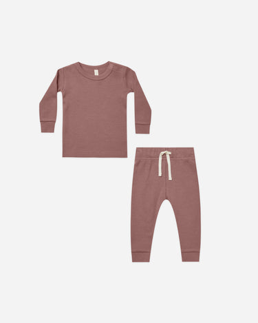 Waffle Top + Pant Set || Fig by Quincy Mae