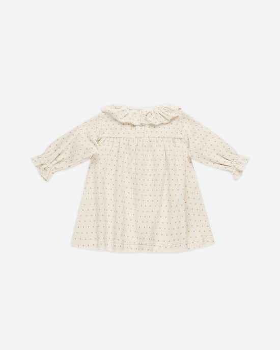 Velour Baby Dress || Polka Dot by Quincy Mae