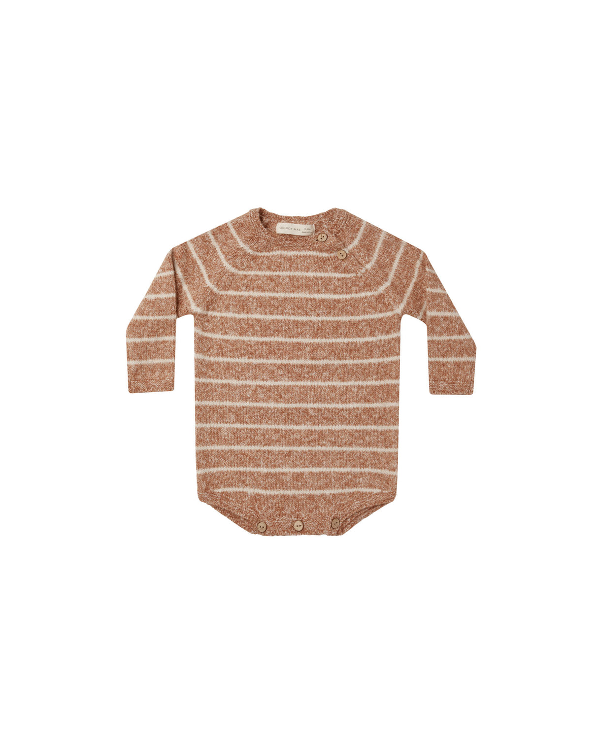 riggens romper || cinnamon stripe by Quincy Mae