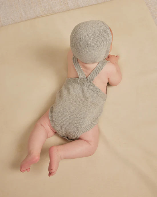 tatum romper || heathered sky by Quincy Mae