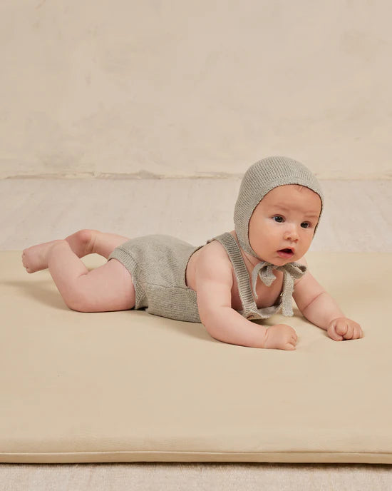 tatum romper || heathered sky by Quincy Mae