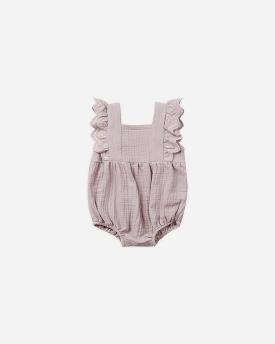 naomi romper || lavender by Quincy Mae
