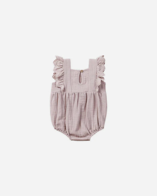 naomi romper || lavender by Quincy Mae