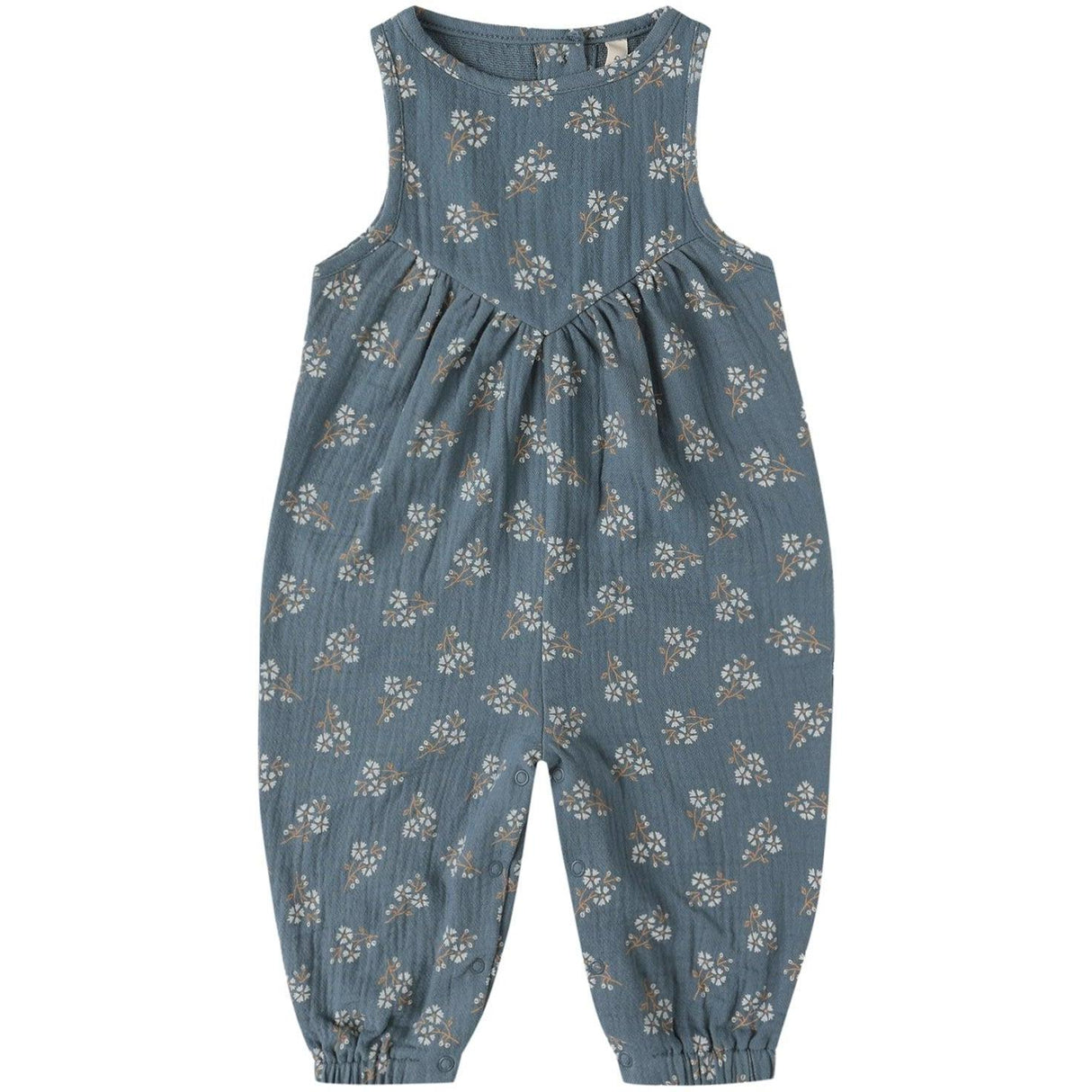 Quincy Mae Maisie Overall || Blue Floral
