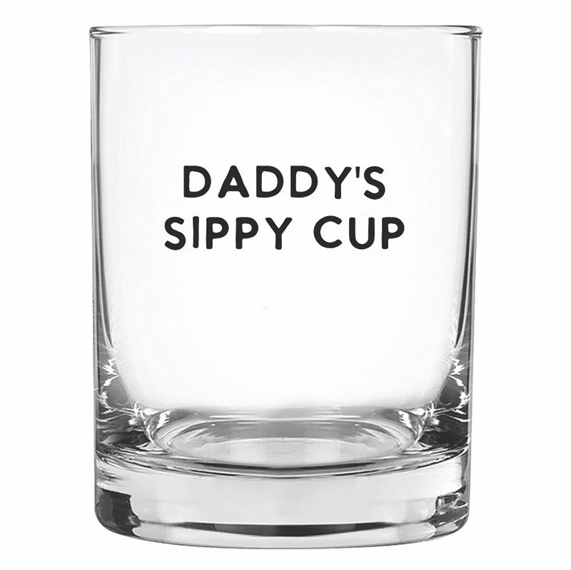 DOF Glass + Sippy Cup Set- Dad + Dude by Stephan Baby