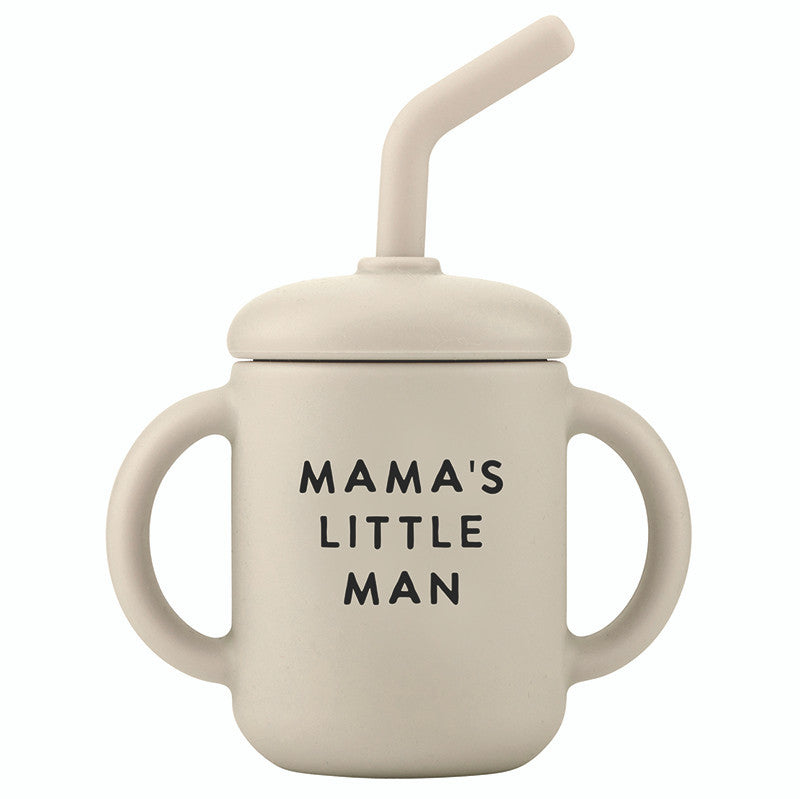 Wine Glass + Sippy Cup Set- Mama + Lil Man by Stephan Baby
