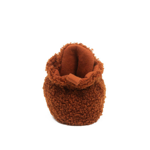 Sherpa Snap Booties Ginger by Robeez