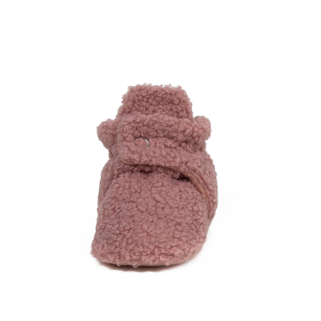 Sherpa Snap Booties Light Pink by Robeez