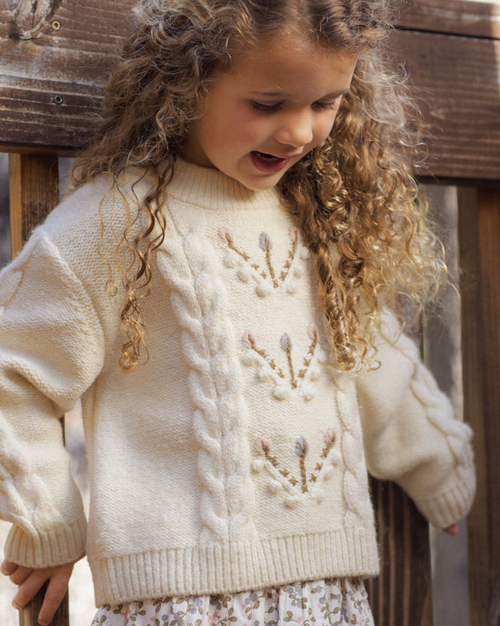 Reagan Sweater || Natural by Rylee + Cru