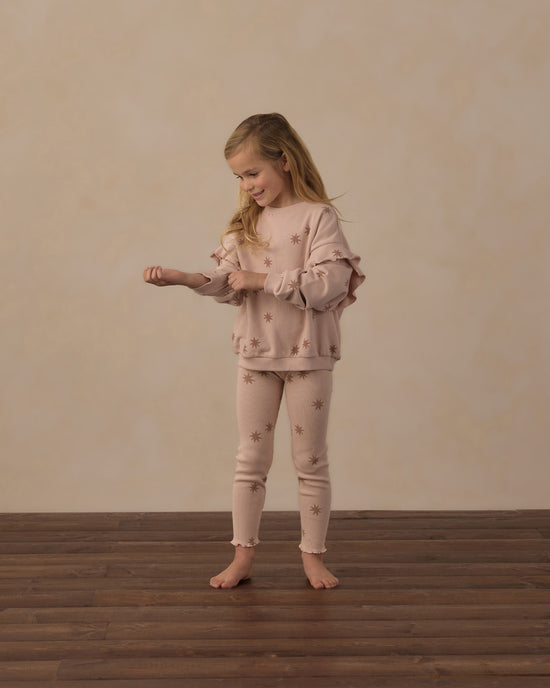 Coast Ribbed Legging || Clay Stars by Rylee + Cru