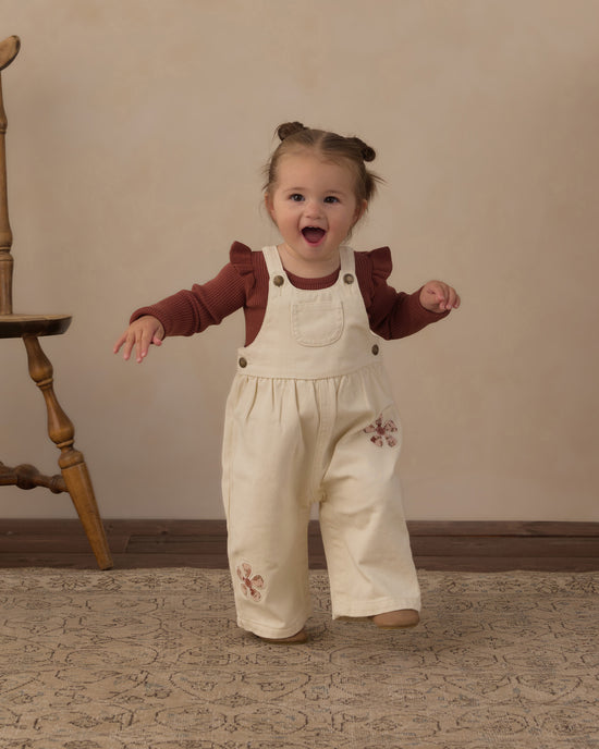 Shoulder Ruffle Bodysuit || Brick by Rylee + Cru