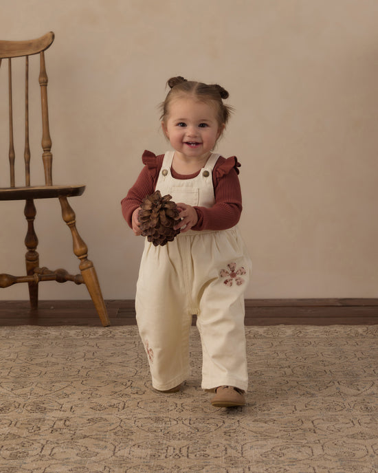Shoulder Ruffle Bodysuit || Brick by Rylee + Cru