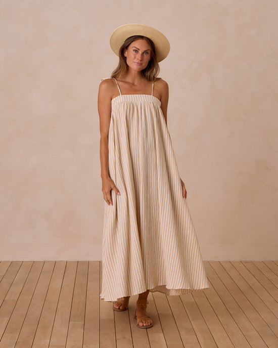 Malea Dress || Marigold Stripe by Rylee + Cru