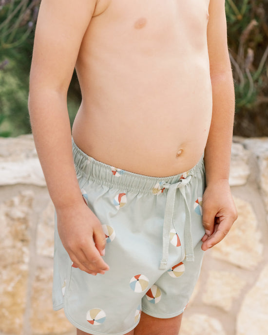 Swim Trunk || Beach Balls by Rylee + Cru