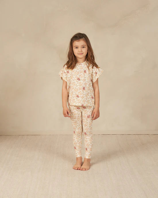 legging || pink floral by Rylee + Cru