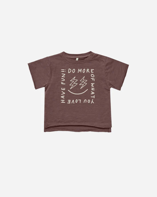 Raw Edge Tee || Have Fun by Rylee + Cru