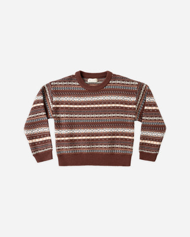Aspen Sweater || Mulberry Multi-Stripe by Rylee + Cru