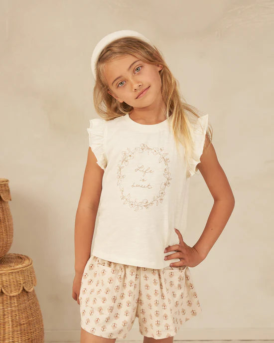 ruffled tank || life is sweet by Rylee + Cru