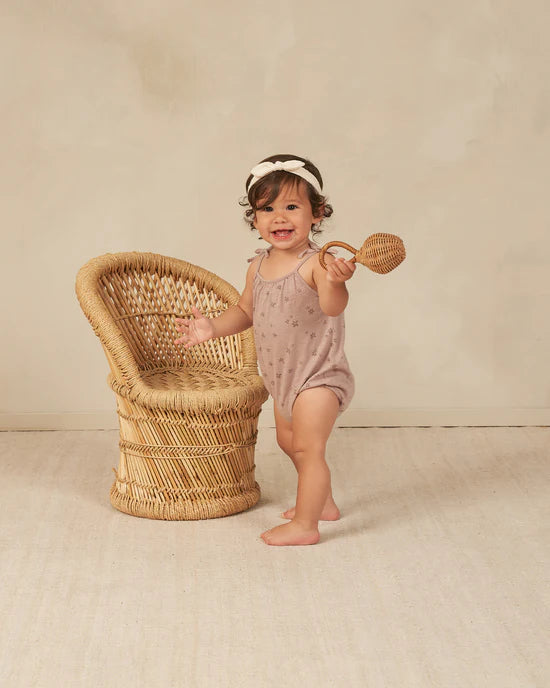 nala romper || mauve ditsy by Rylee + Cru