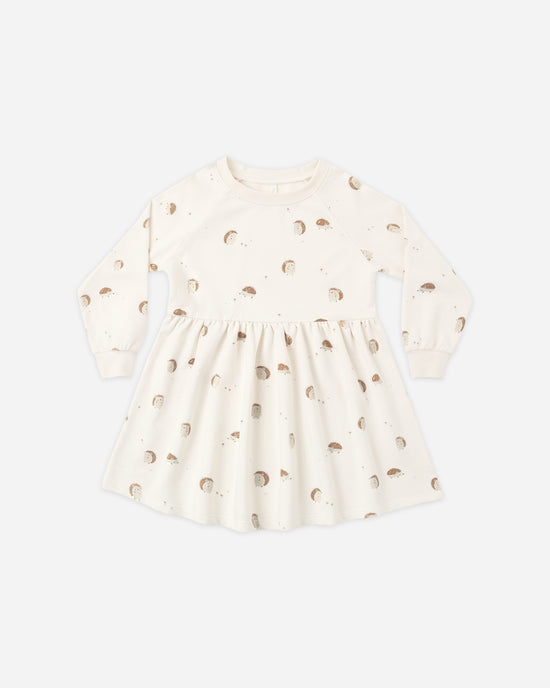 Raglan Dress || Hedgehog by Rylee + Cru