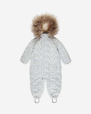 Rylee + Cru Snowsuit | Blue Floral main image 0