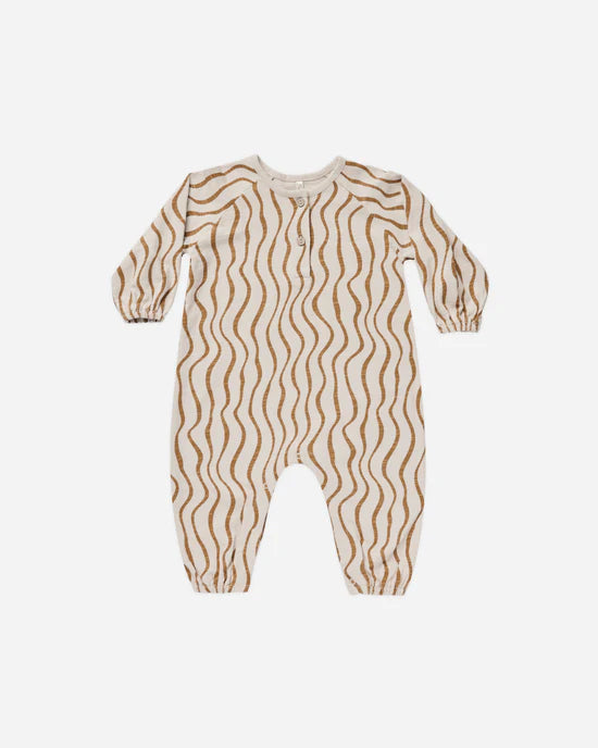 Henley Bubble Jumpsuit || Wavy by Rylee + Cru